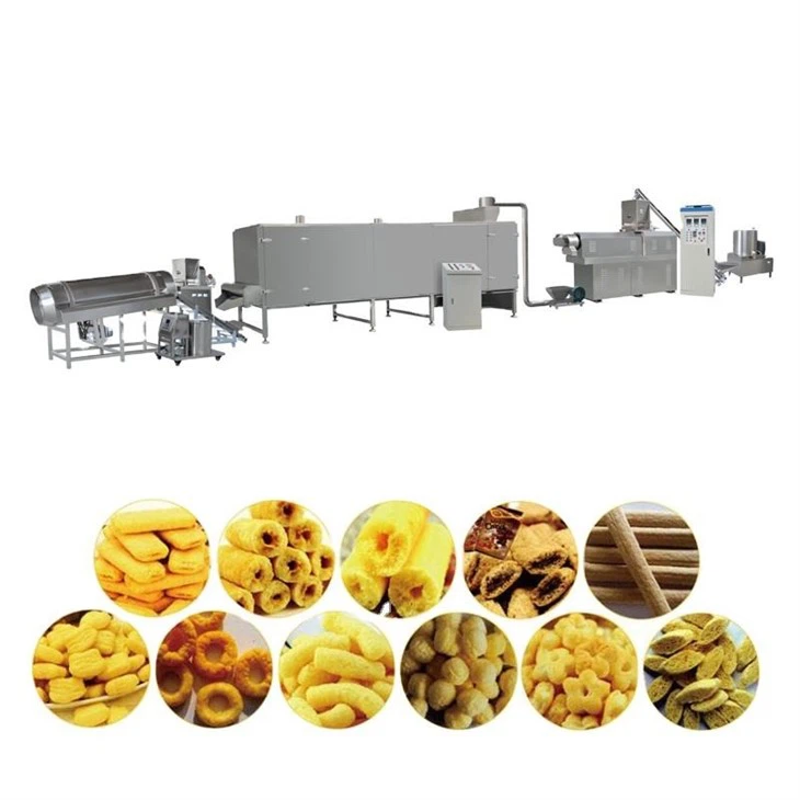 Cheese Ball Puff Snack Food Making Machine