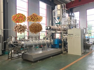 Automatische Extruder-Maschine zur Verarbeitung von Trockenfutter für Haustiere