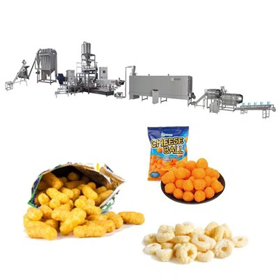 Doppelschnecken-Mais-Puff-Snack-Food-Extruder-Herstellungsmaschine