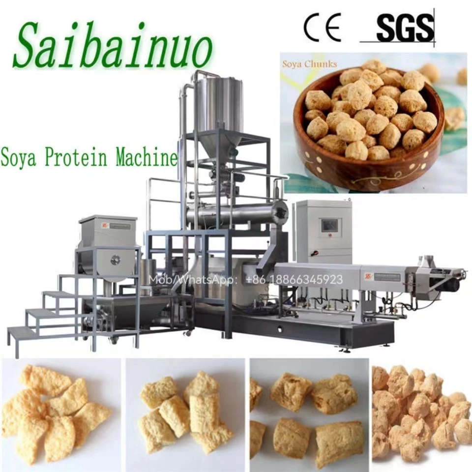 Strukturierte pflanzliche Sojaprotein-Produktionsmaschine